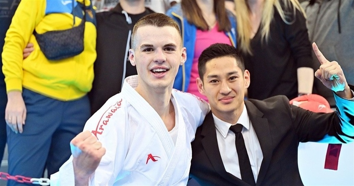Звягелянин Артем Алексєєнко став чемпіоном Європи з карате