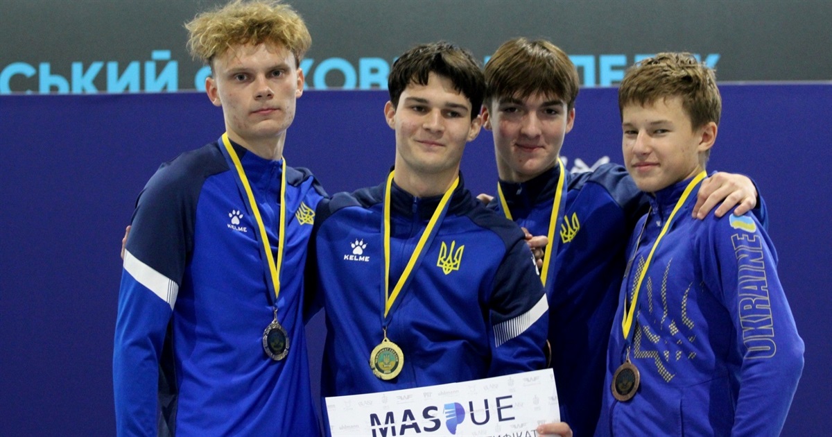 Тріумф юних фехтувальників з Нетішина на чемпіонаті України