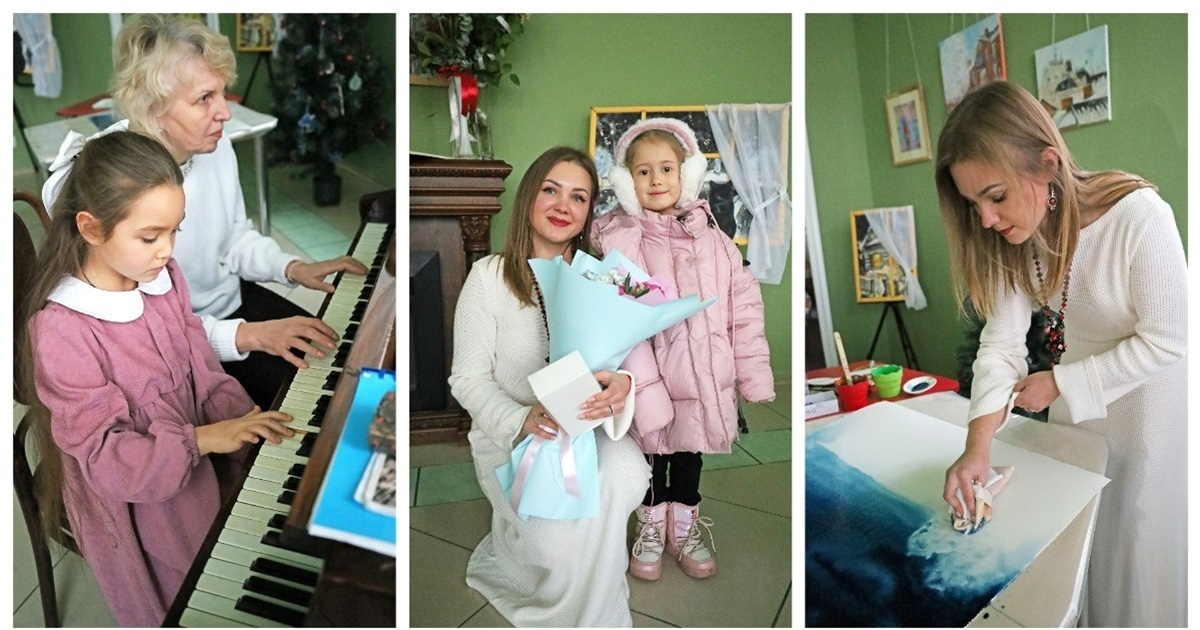 У День святого Миколая в музеї у Жмеринці відкрили зимову виставку Наталі Вусик