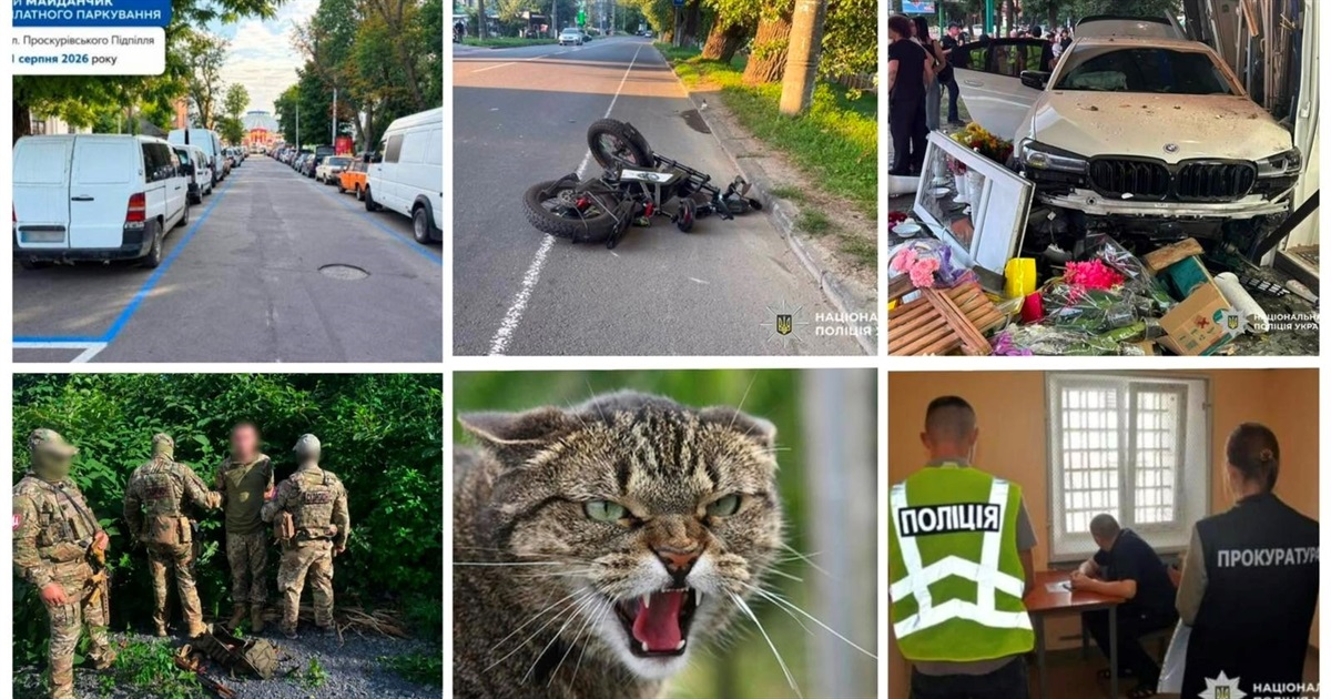 У сусідів: військовий зі зброєю на вокзалі, ДТП з BMW, нова парковка та карантин через сказ