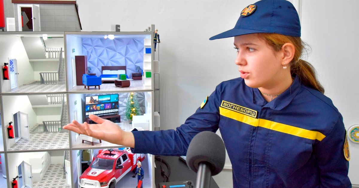 У Жмеринці відкрили ще один Клас безпеки для дітей: юні рятувальники діляться досвідом
