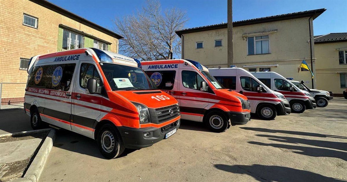 Ізмаїльська швидка допомога отримала 5 нових автомобілів