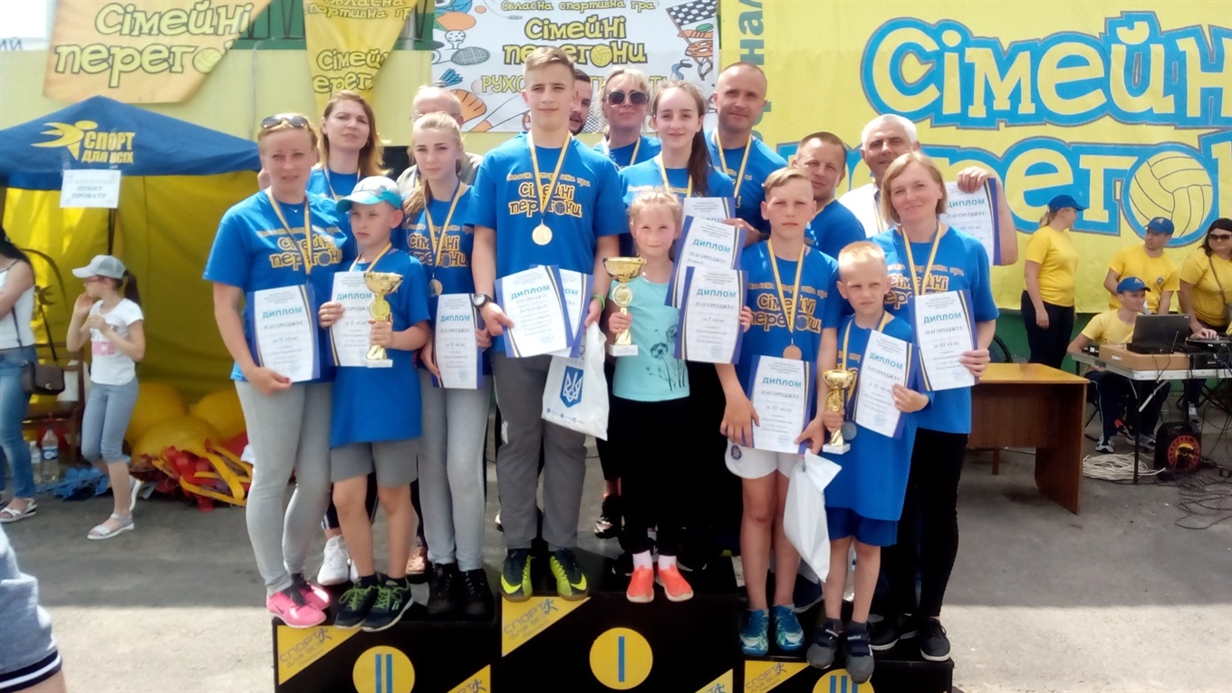 На «Сімейних перегонах» команда Ярут з Володимирця здобула 3 місце і грошовий сертифікат