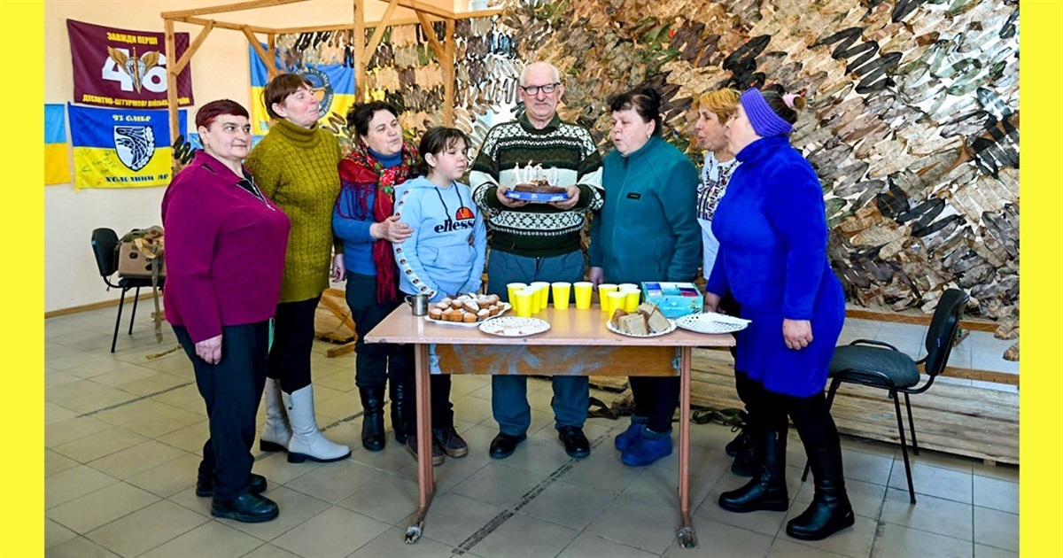 Тисячна маскувальна сітка від волонтерів Шубівки, Ліщинки й Тернівки