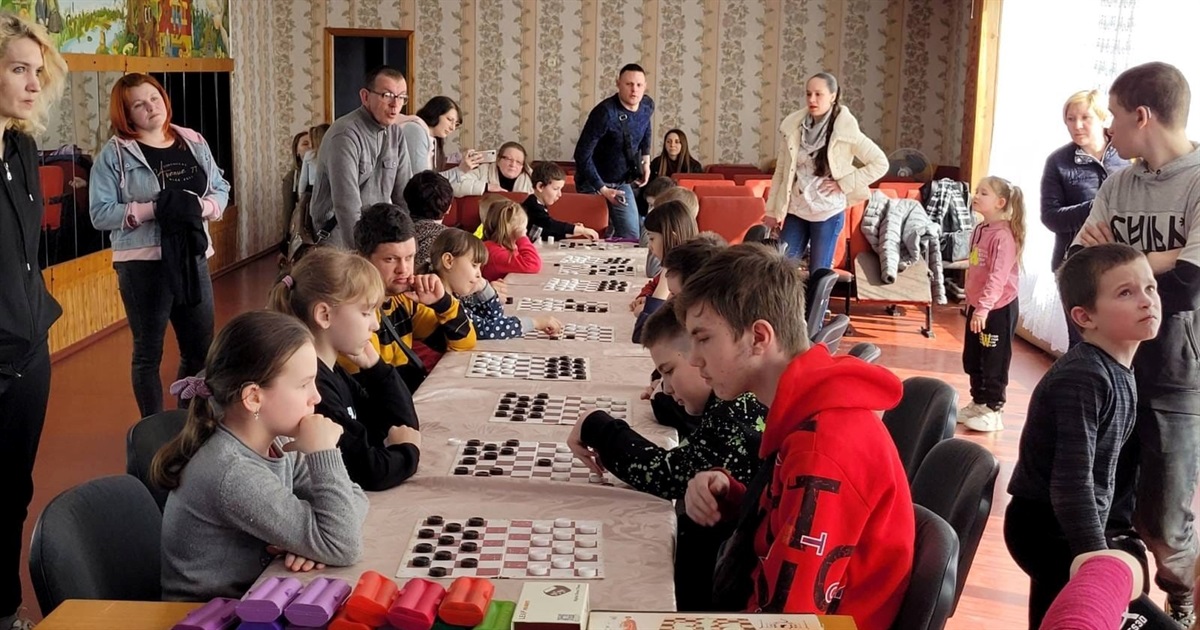 У Реабілітаційному центрі "Барвінок" відбулася відкрита першість Сміли з шашок