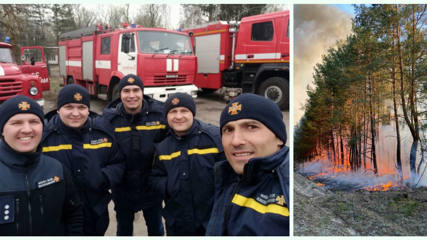 20 жмеринських рятувальників взяли участь у ліквідації пожеж в Чорнобилі: фоторепортаж