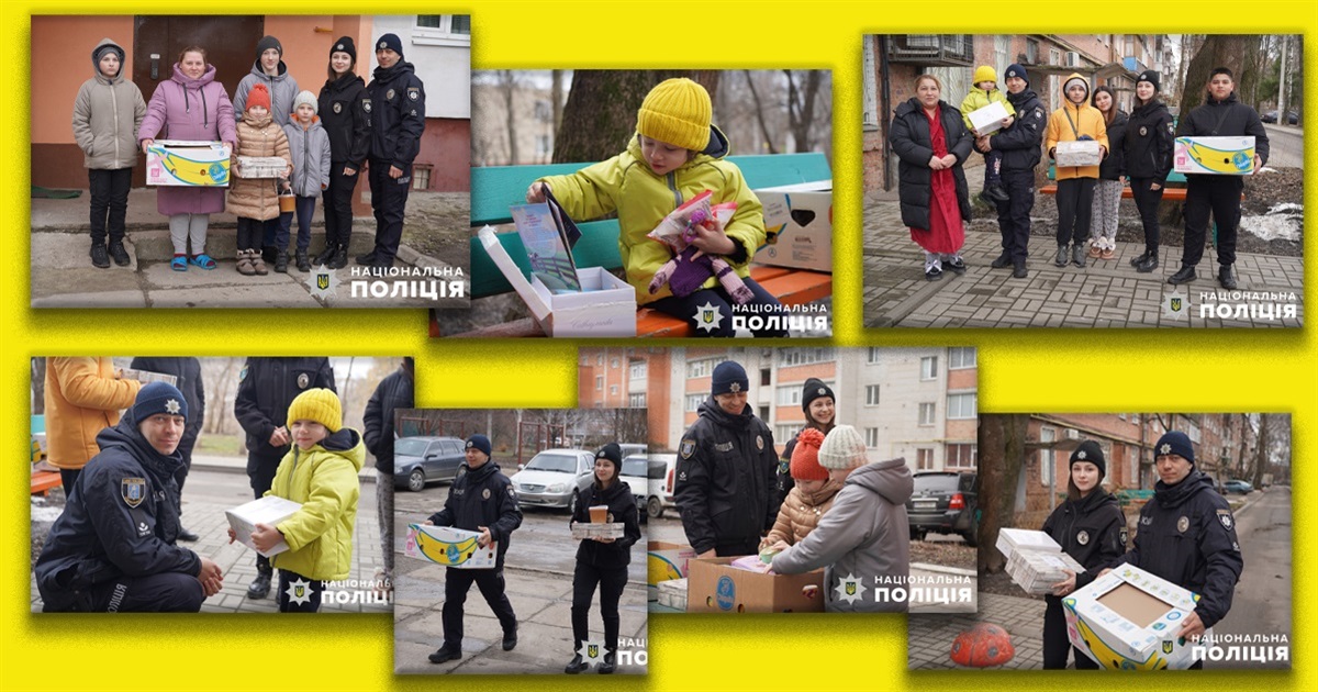 Поліцейські передали гуманітарну допомогу сім’ям-переселенцям Білопільщини та Краснопільщини