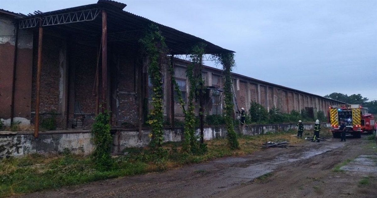 В Измаиле горел склад