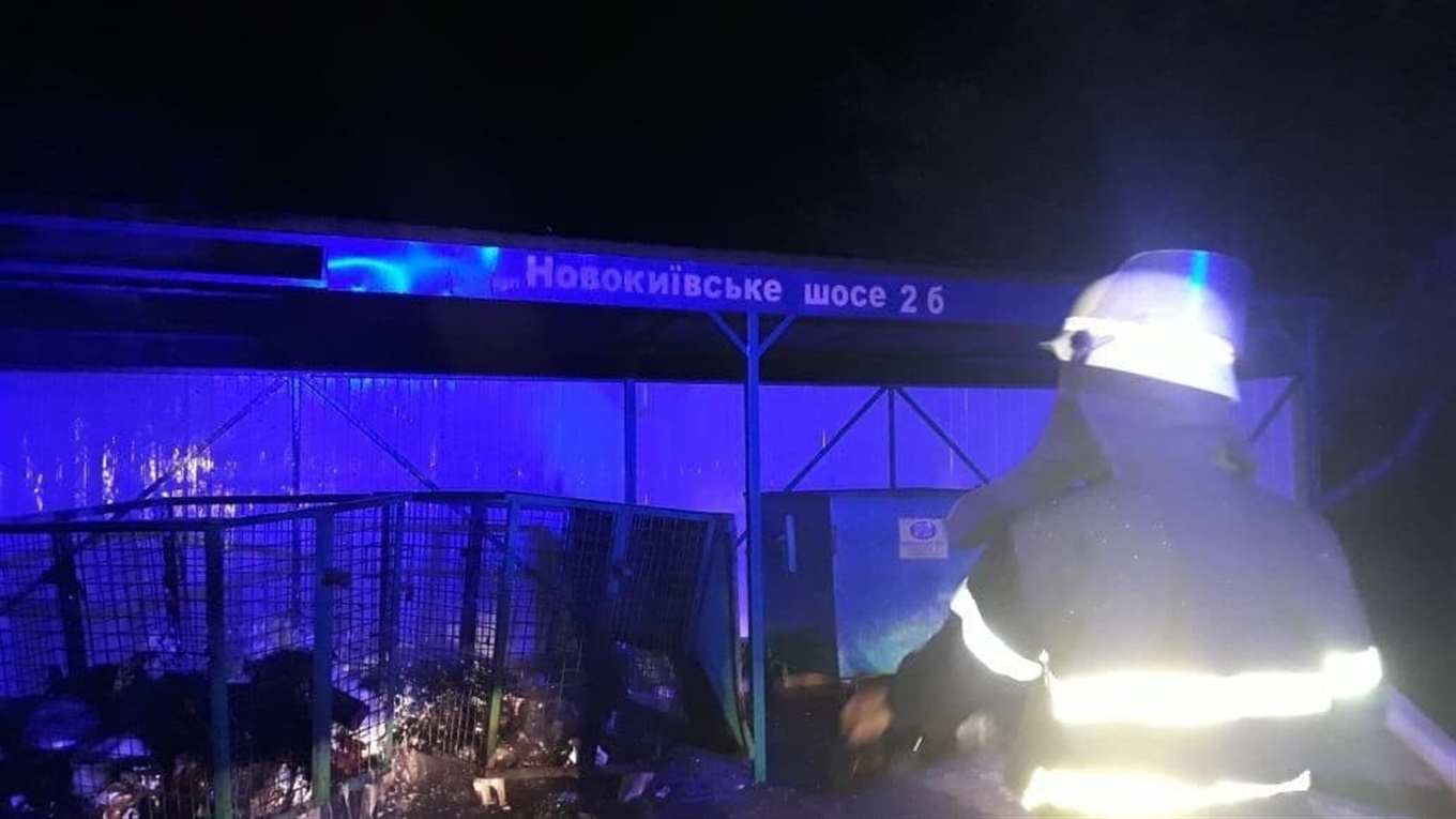 У Переяславі вночі горіли сміттєві баки