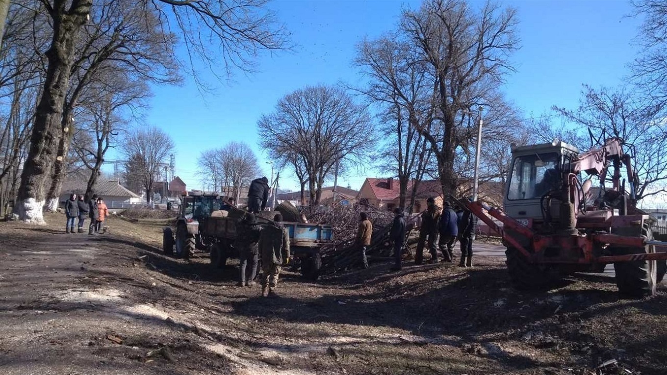 Як у Черепашинцях село прибирали