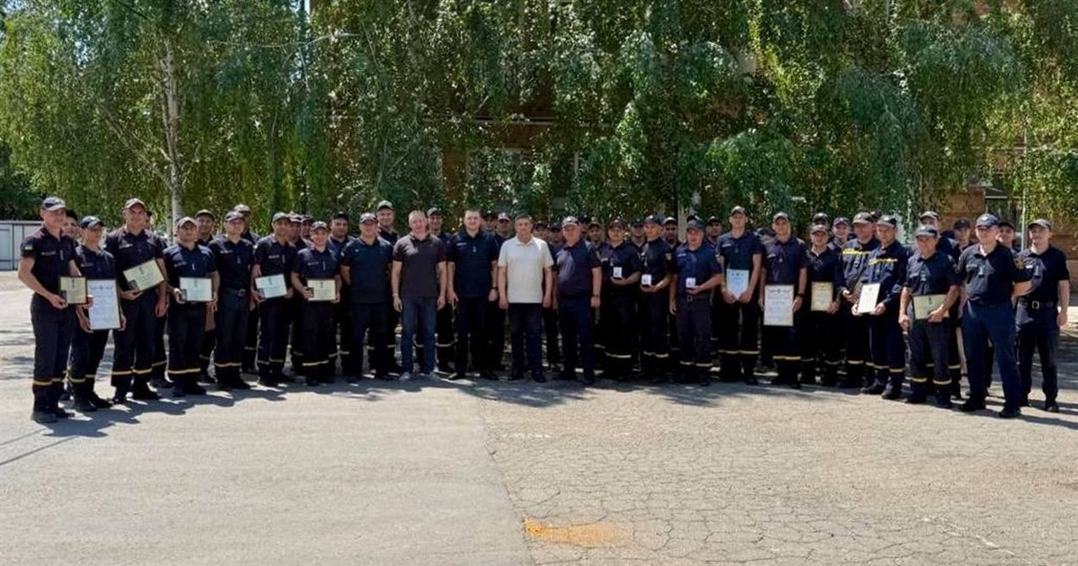 В Ізмаїлі відзначили рятувальників пожежно-рятувальної частини
