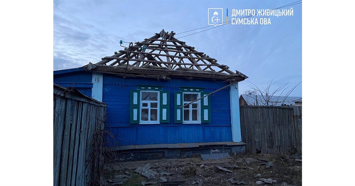 Обстріл Ворожби: пошкоджені будинки, електродроти та газові мережі
