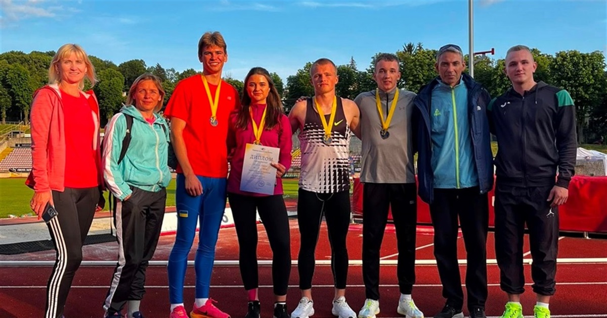 Переяславські легкоатлети вибороли п’ять медалей на чемпіонаті України серед молоді