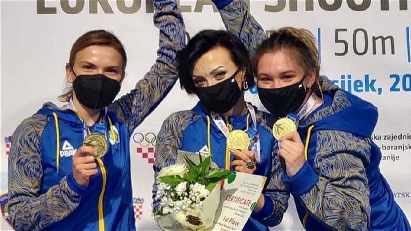 Стрільчиня Олена Костевич володарка золота чемпіонату Європи