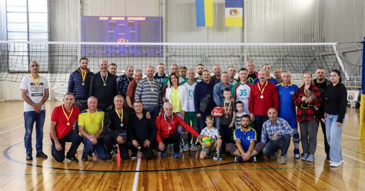 В Ізмаїлі провели волейбольний турнір серед ветеранів