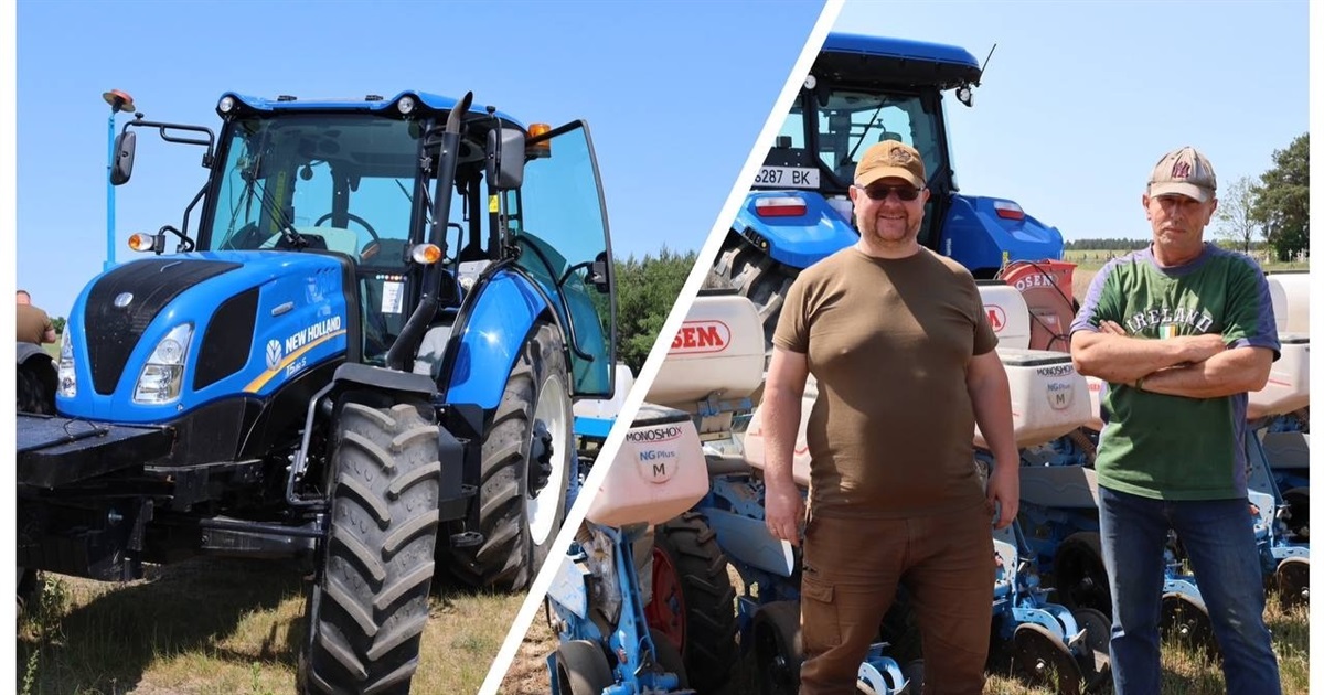 Благодійним трактором аграрій засіяв поля за три дні. Про що мова?