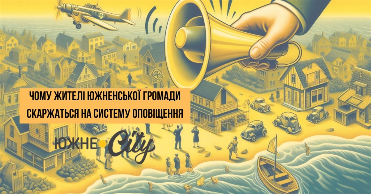 "Як реактивний літак над головою": чому жителі Южненської громади скаржаться на систему оповіщення