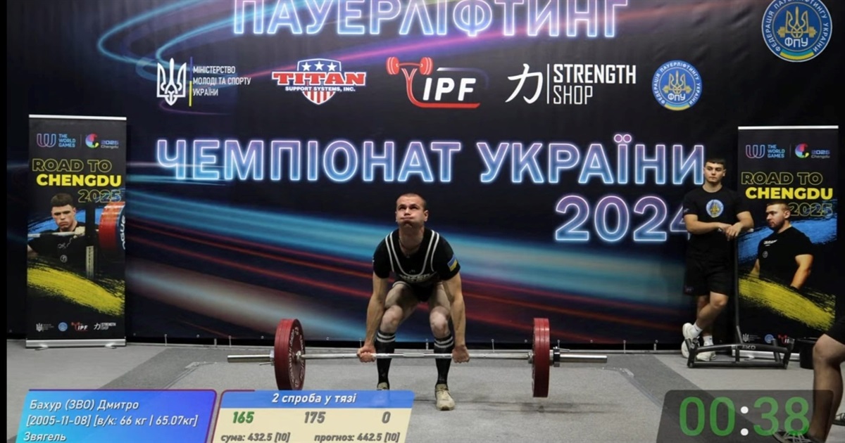 Звягельські атлети потрапили до п’ятірки найсильніших на Чемпіонаті України