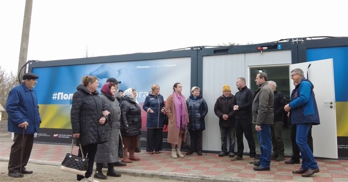 На Чернігівщині відкрили третє модульне містечко для 88 жителів села Новий Биків