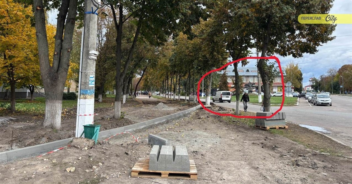 Спиляють липи задля нового тротуару, а ще "абсолютно сухі й аварійні": у Переяславі зріжуть 28 дерев