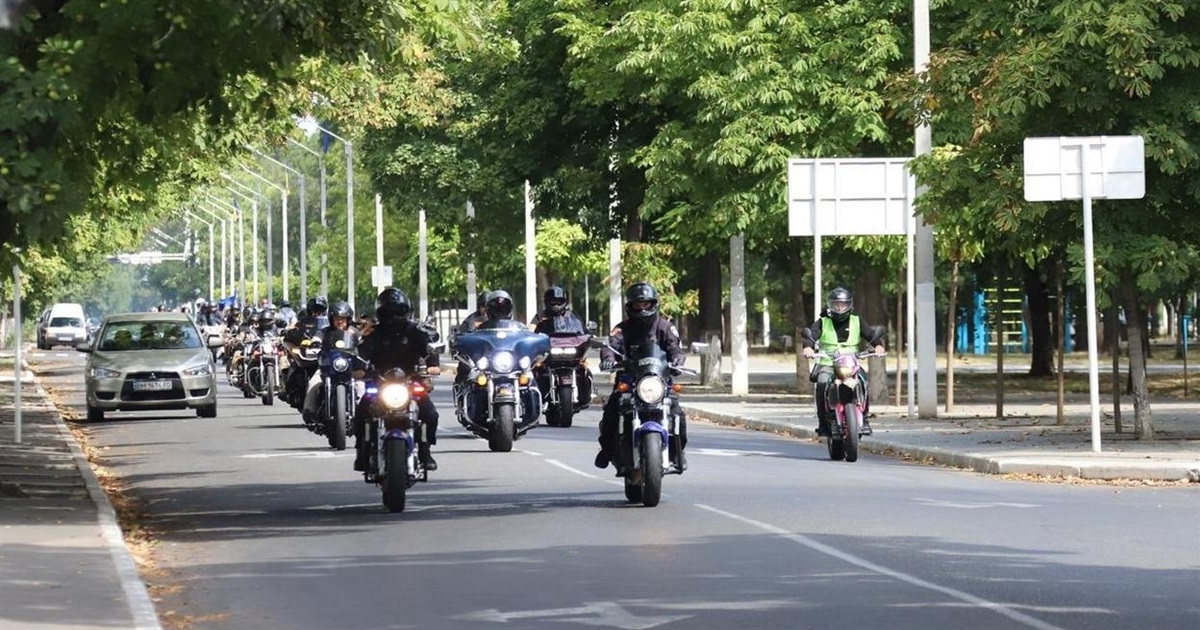До Дня Незалежності в Ізмаїлі відбувся мотопробіг