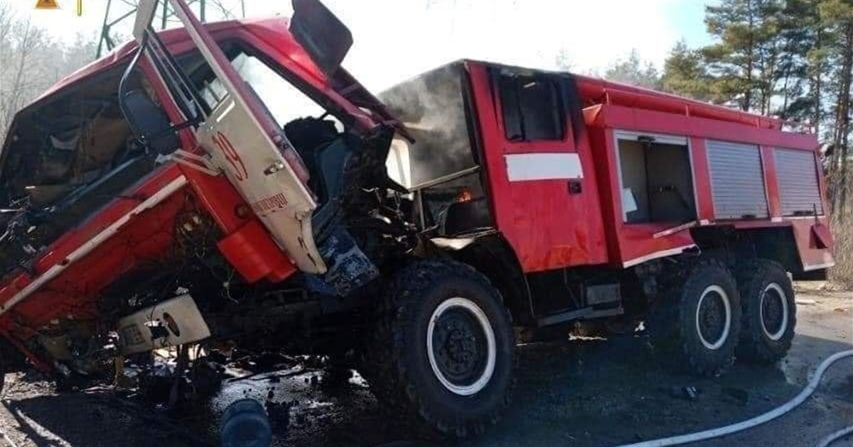 Ситуація в області станом на 20 березня: на Київщині підірвалося пожежне авто з рятувальниками