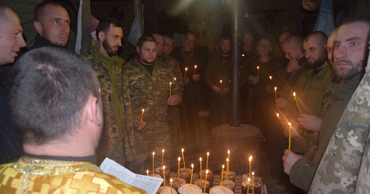 Великдень у 30 ОМБр: фоторепортаж як це було