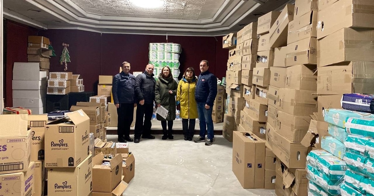 До Переяслава прибув гуманітарний вантаж від американської організації
