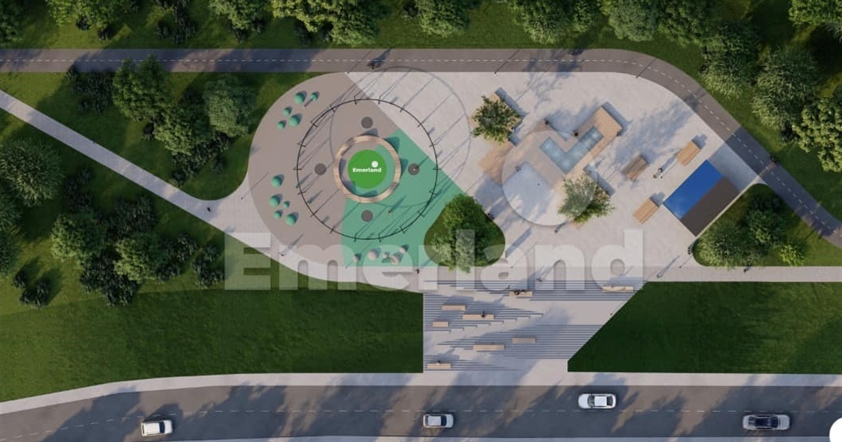 Стало известно, как будет выглядеть парк кластера Emerland в Святогорске. Смотрите проект