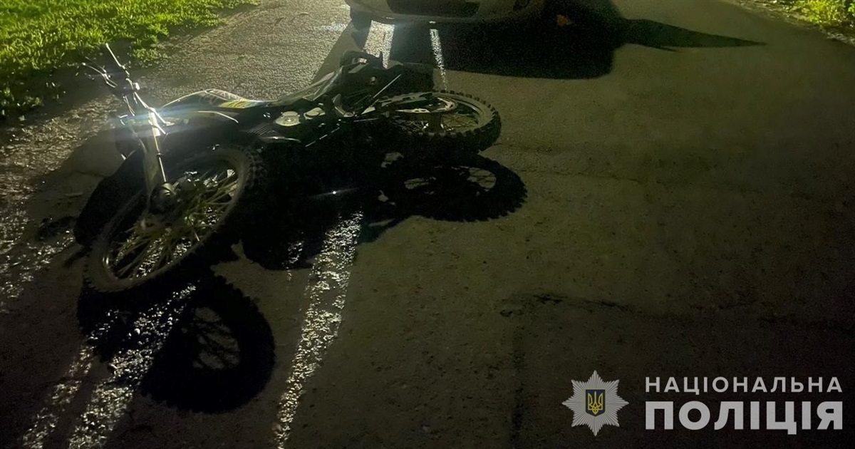 Під час ДТП у Киселеві травмувався мотоцикліст