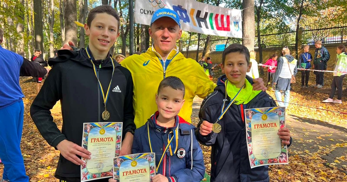 Вихованці Кіцманської дитячо-юнацької спортивної школи — переможці обласного легкоатлетичного кросу