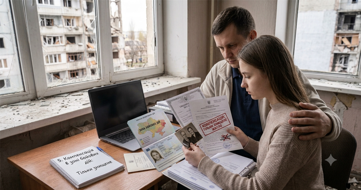 Чи можна отримати компенсацію на території бойових дій