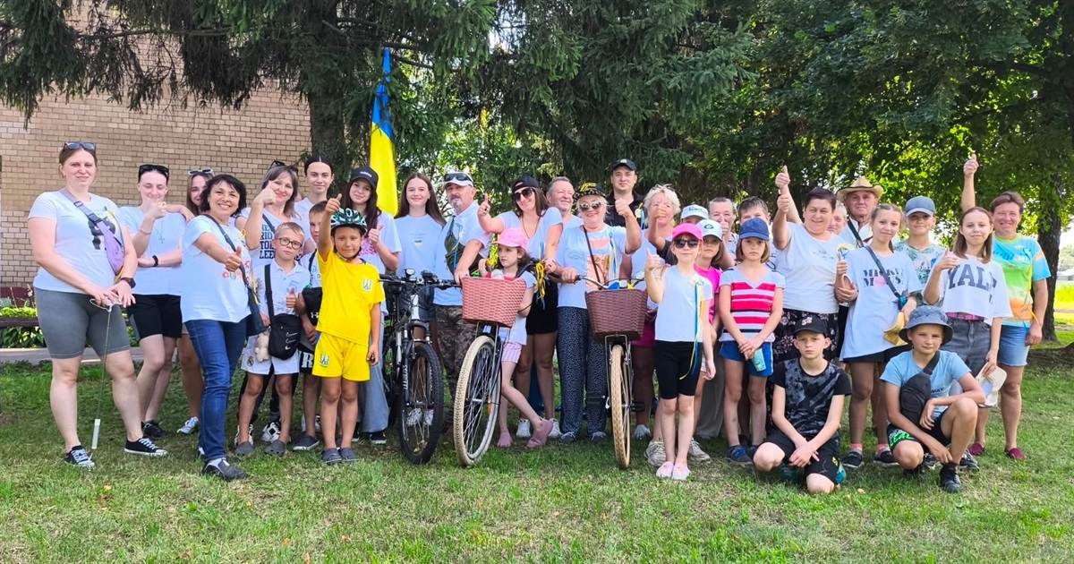 На Переяславщині відбувся велопробіг "Крути заради життя" до Дня молоді