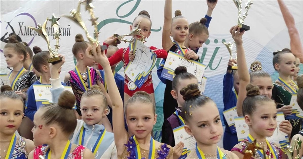 Змагання з художньої гімнастики: 29 призових місць у старокостянтинівських грацій