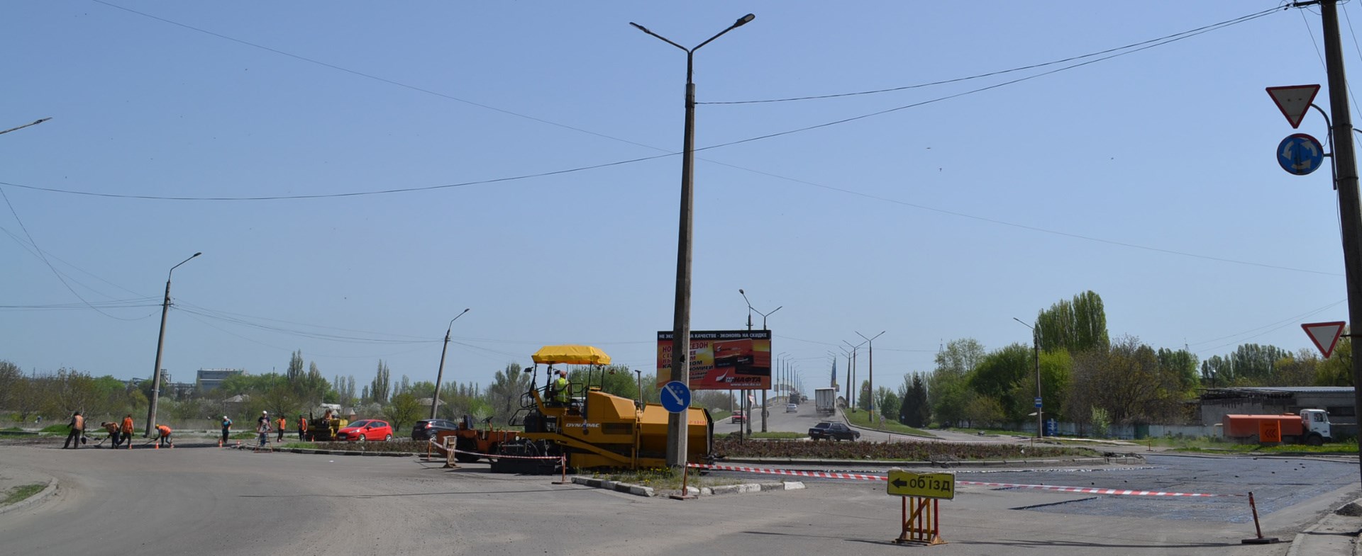 В майские праздники дорожники в Покровске не отдыхали 
