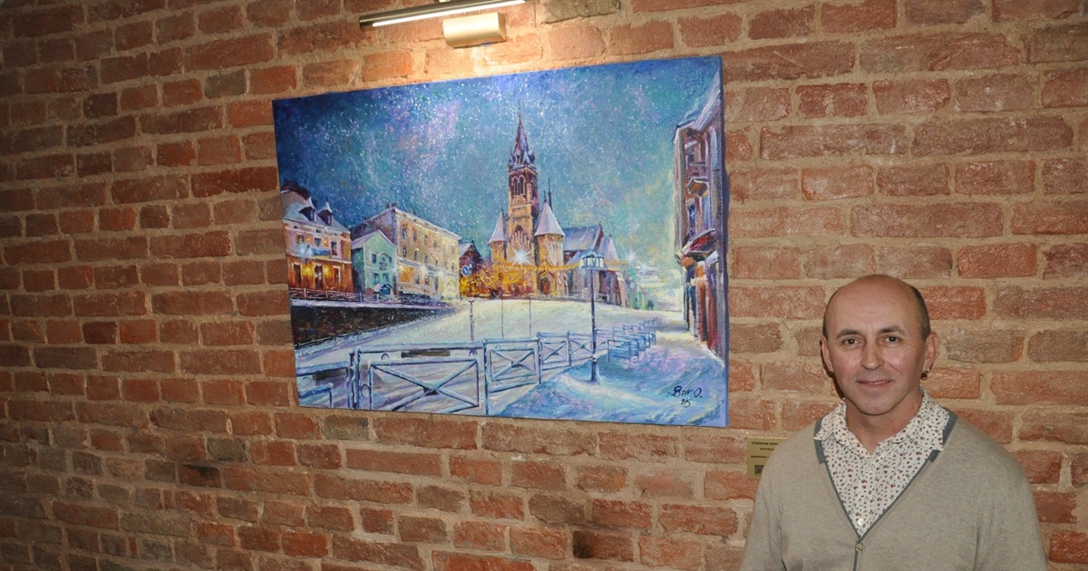 У приміщенні Чортківської первинки відкрили виставку картин місцевого художника Остапа Барановського