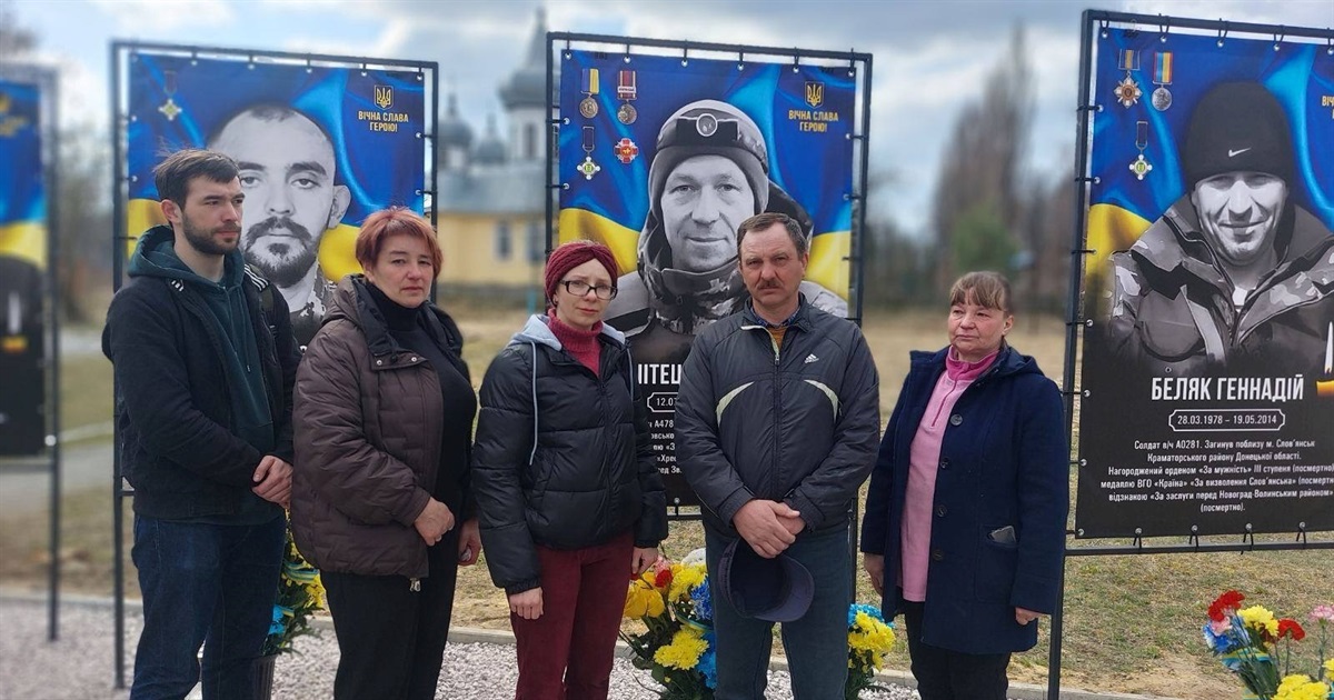 На Звягельщині відкрили Алею Героїв на честь загиблих воїнів-земляків