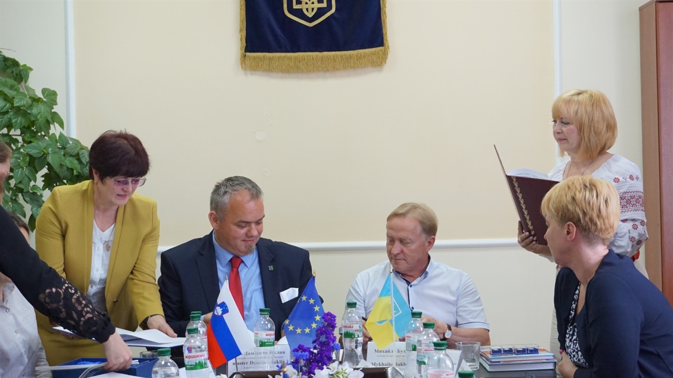  Мери Біляївки та Великої Поляни (Словенія) підписали Меморандум та домовилися співпрацювати
