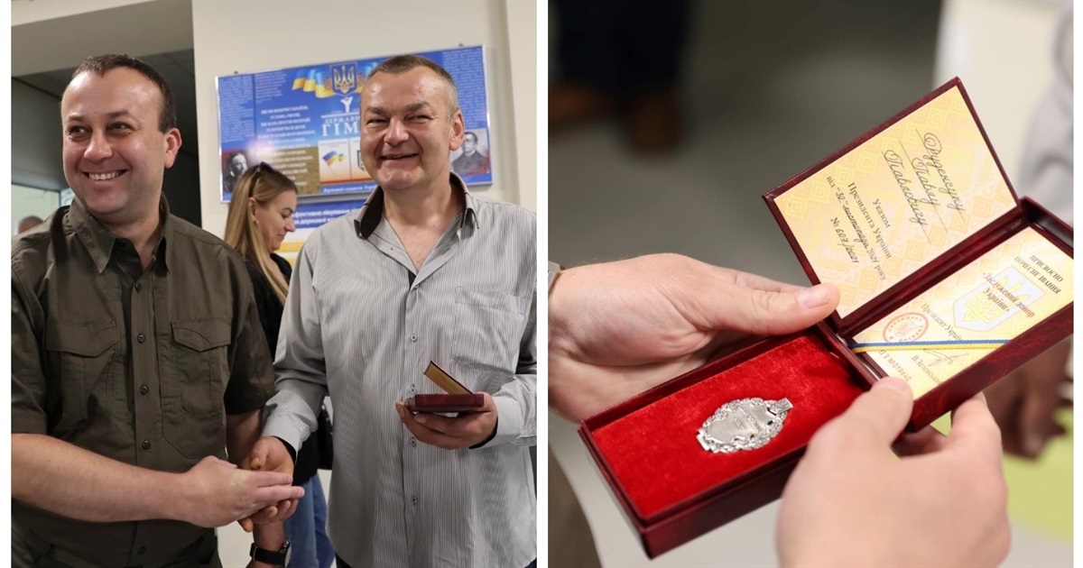 Жмеринчанин Павло Руденчук здав 47 літрів крові та отримав медаль Почесного донора України