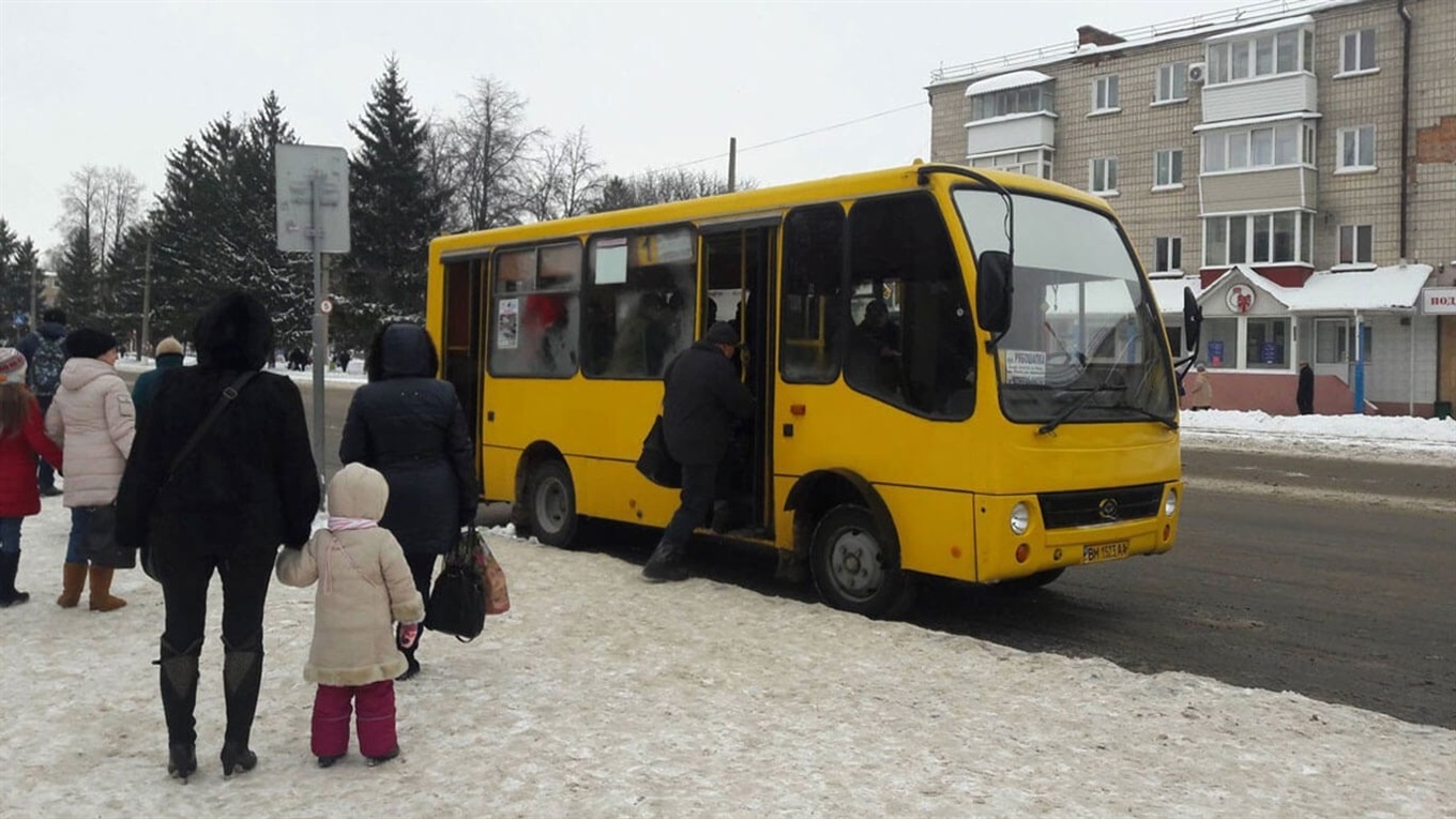У Конотопі підняли вартість проїзду у маршрутках до 5,50 гривень