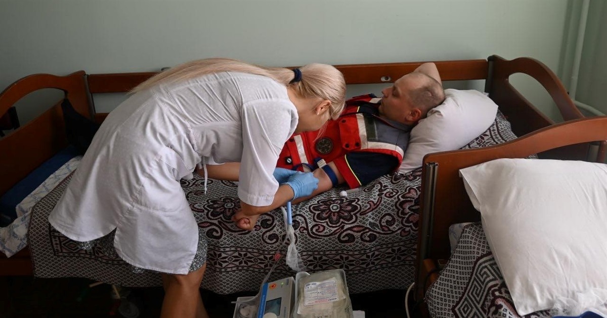 Виїзна акція із забору донорської крові на Звягельщині: близько 90 донацій – сотні шансів на життя