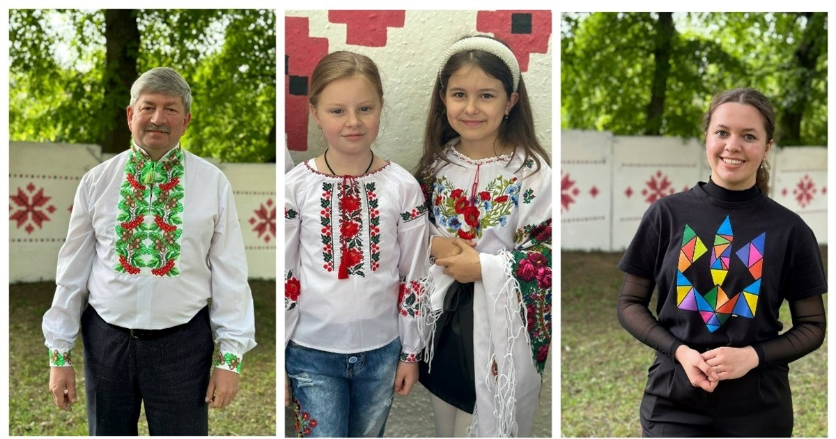 У Жмеринському ліцеї №1 учні і вчителі намалювали велетенську вишиванку