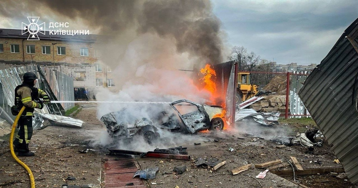 Унаслідок масованої атаки на Київщині загинула людина та близько 20 тварин