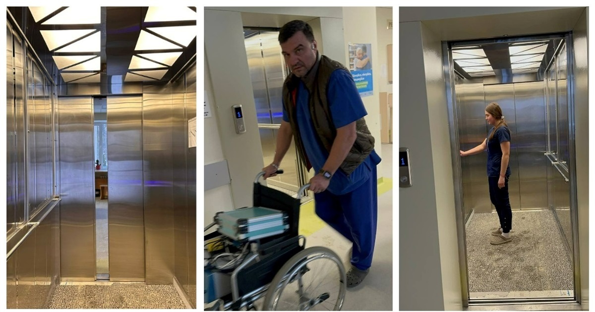 У Жмеринській ЦРЛ запрацював новий безбар’єрний ліфт: відео