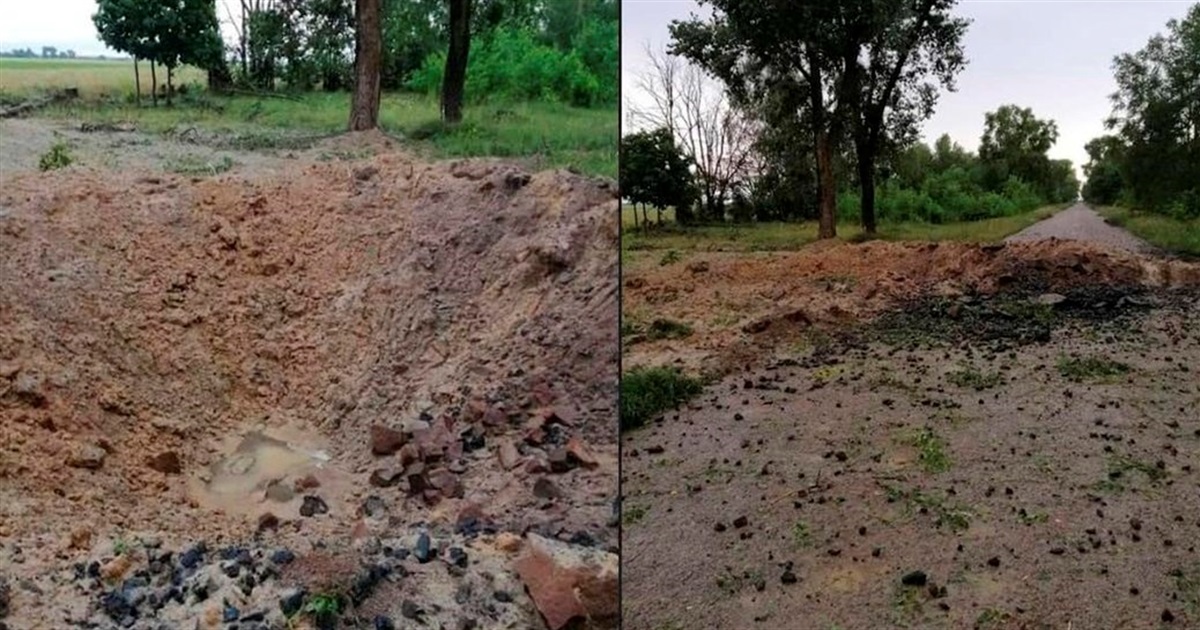 На Житомирщині блискавка влучила в заміновану ділянку — від вибуху зруйнувало дорогу