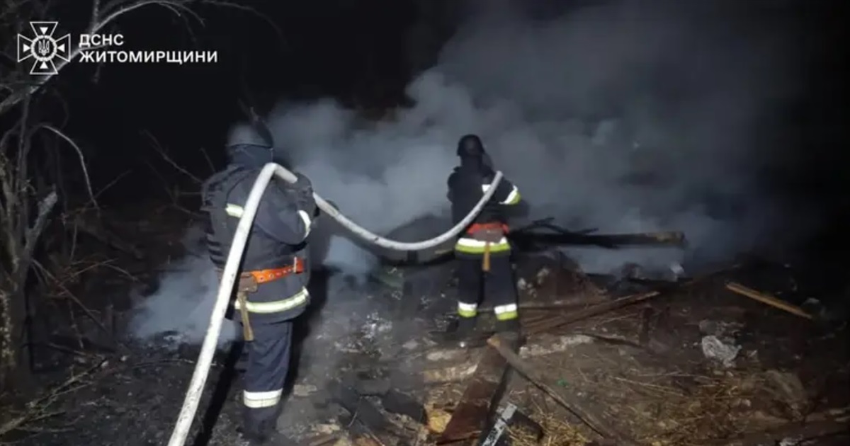 Атака з неба на Житомирщину: пошкоджено господарські споруди
