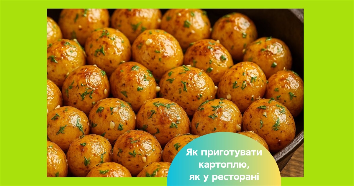 Картопля бебі зі скоринкою та неймовірним ароматом — готуємо як у кращих ресторанах