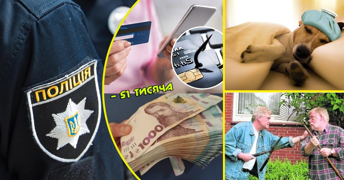 На Переяславщині від отрути у собаки погіршилося самопочуття: хроніка поліцейської доби 18 серпня