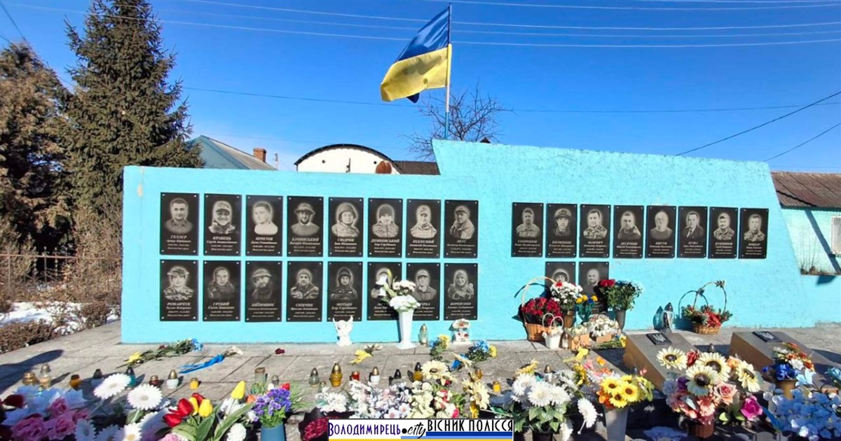 У Рафалівці відкрили меморіальні дошки загиблим воїнам-землякам