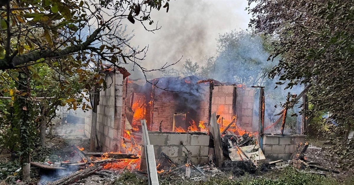 На Кагарличчині пожежа знищила будинок - горіло в селі Черняхів